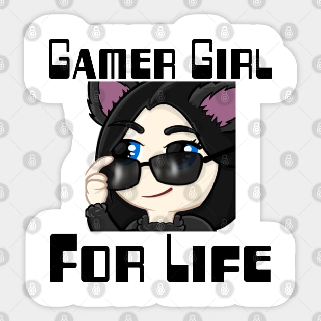 Gamer Girl For Life Sticker by WolfGang mmxx